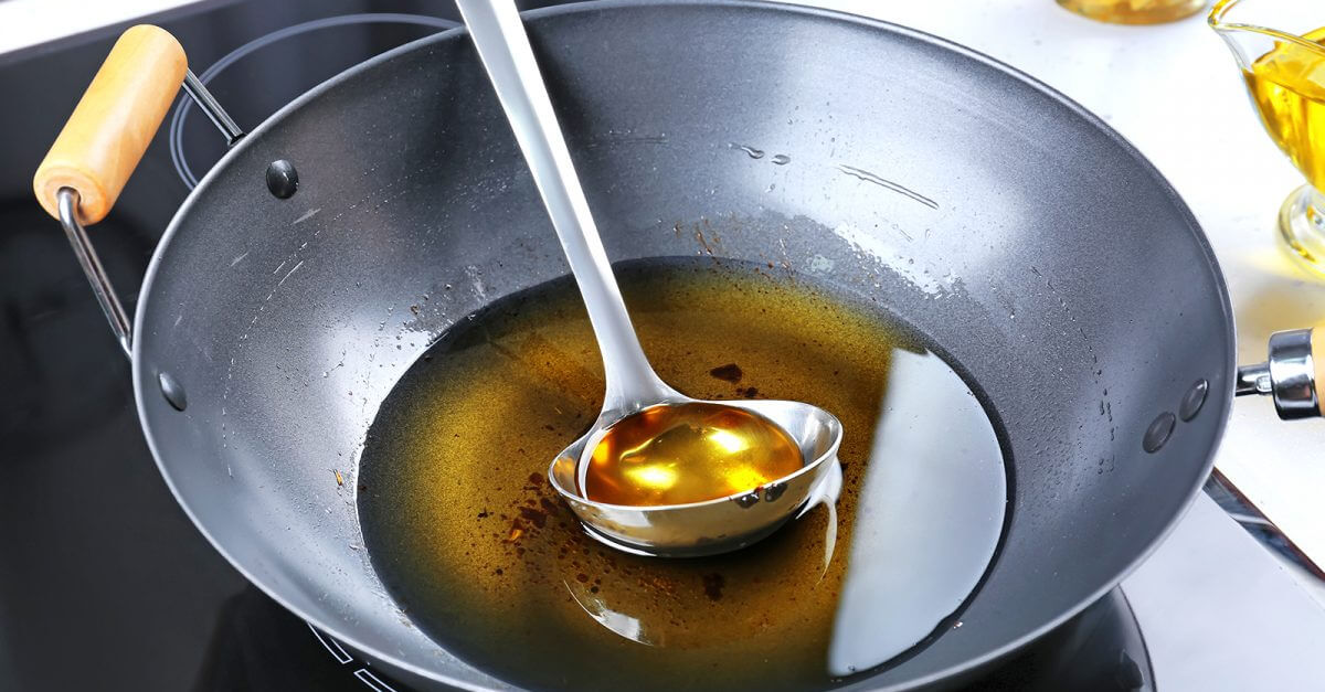 Smaltimento olio alimentare